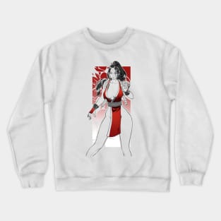 Mai Shiranui Red Crewneck Sweatshirt